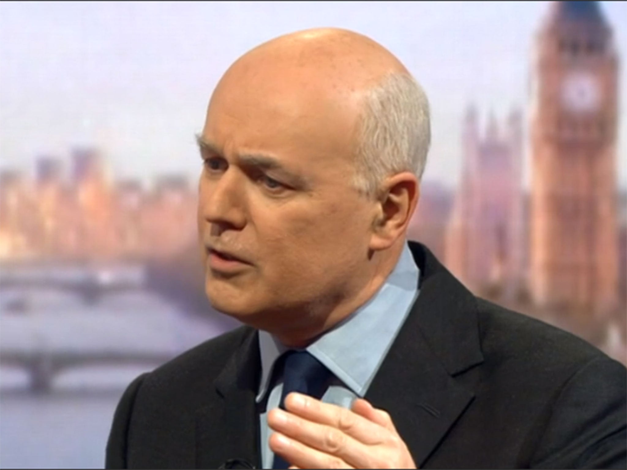 Iain Duncan Smith speaks to Andrew Marr on Sunday 20 March 2016