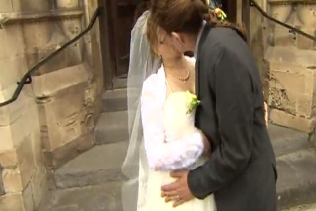 Jack Richardson and Toni Osborne get married