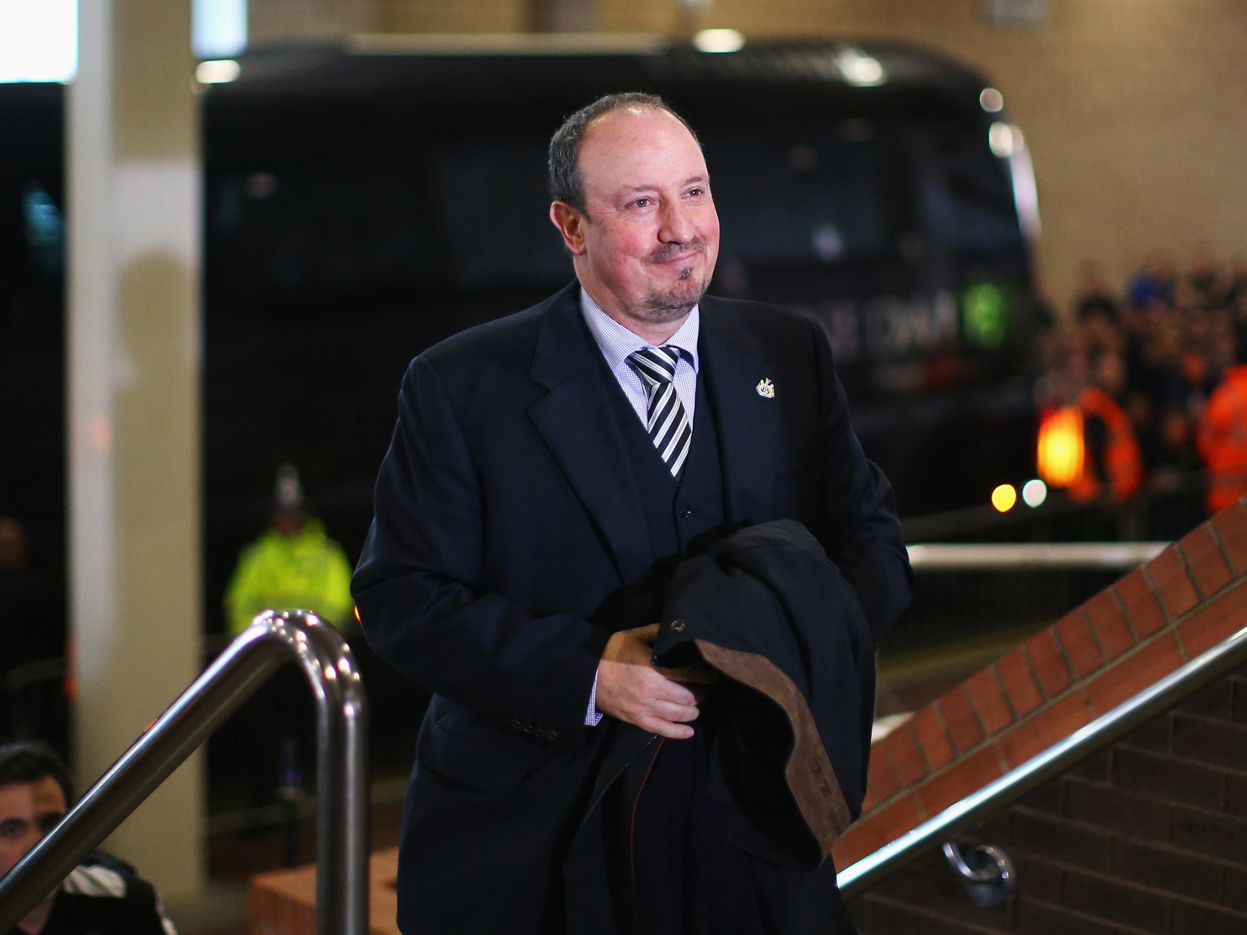 Newcastle United boss Rafa Benitez