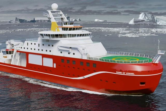 The NERC will have the final say on the name of it's new ship