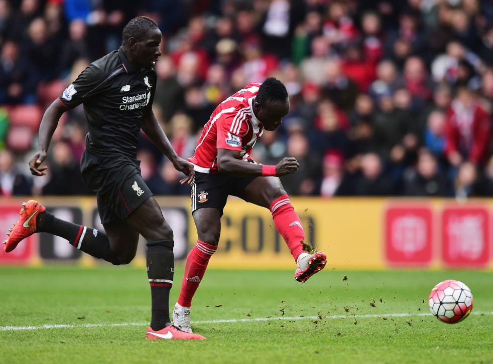 Sadio Mane fires in the winning goal for Southampton