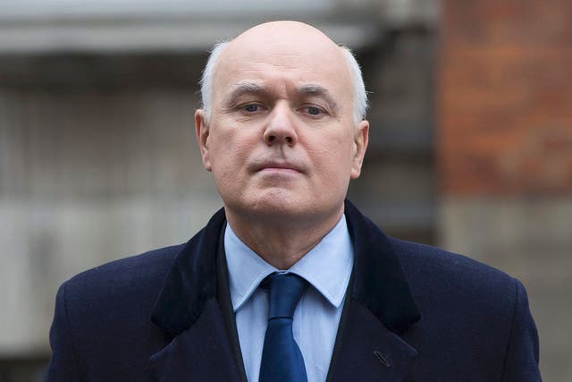 Former Secretary for Work and Pensions Iain Duncan Smith