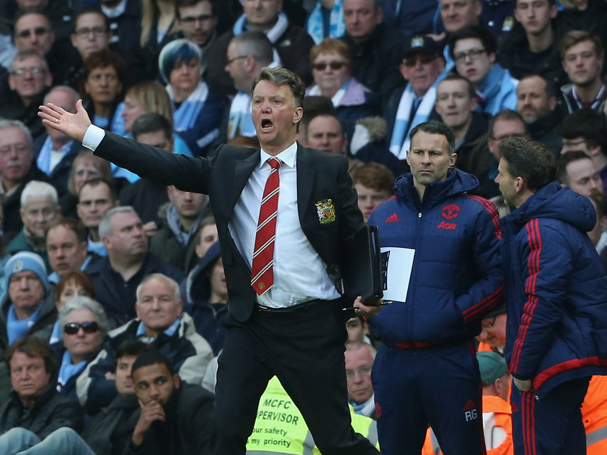 Manchester United manager Louis van Gaal could lose his job even if he secures a top-four finish
