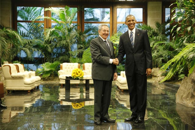 Mr Obama and the Cuban leader have met on two previous ocassions