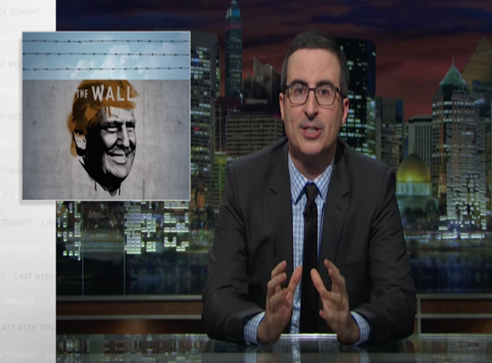 John Oliver sets his sights on Donald Trump's very serious campaign.