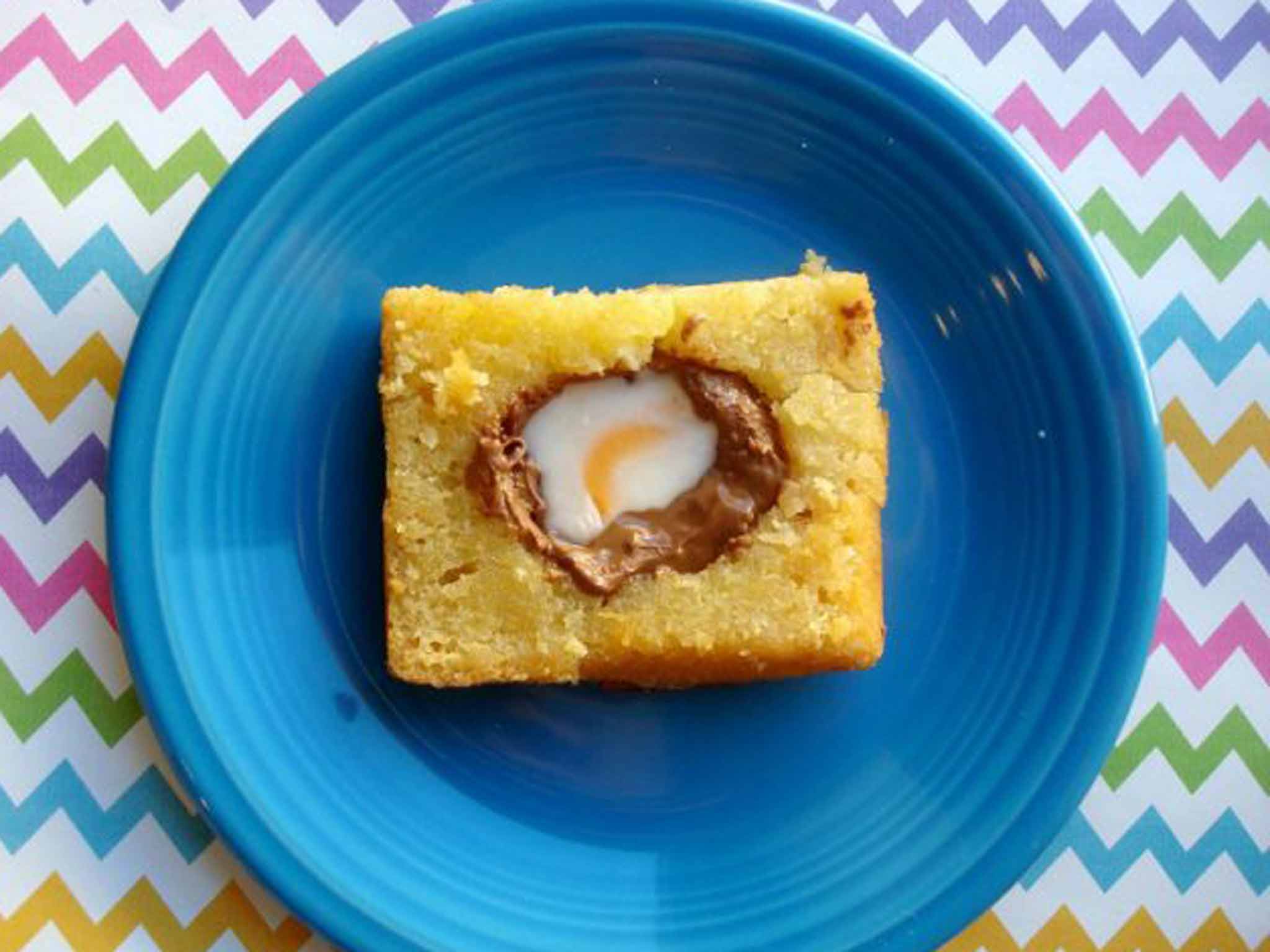 Beyond a yolk: a Creme Egg cake