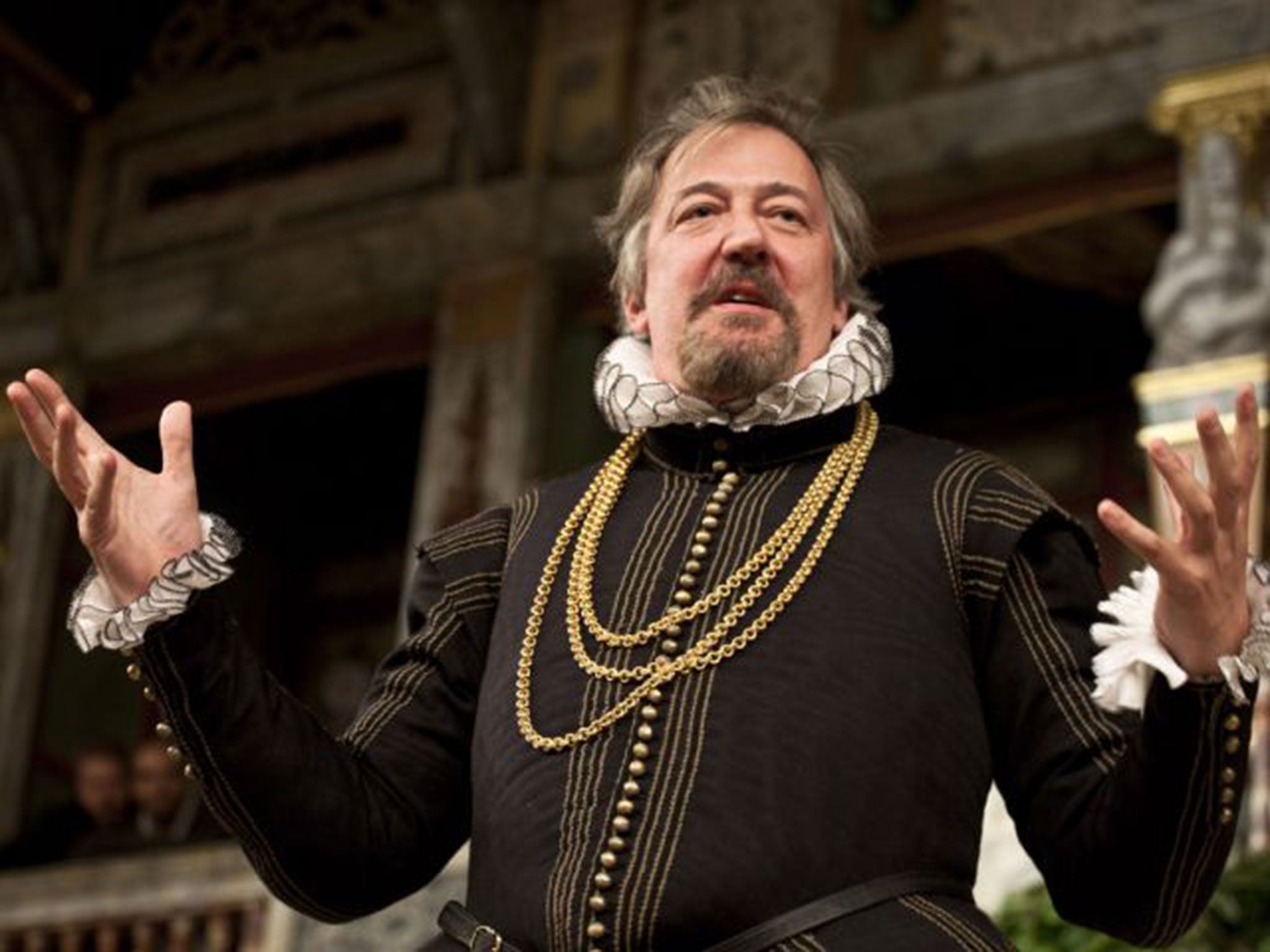 Stephen Fry as Malvolio in 2013