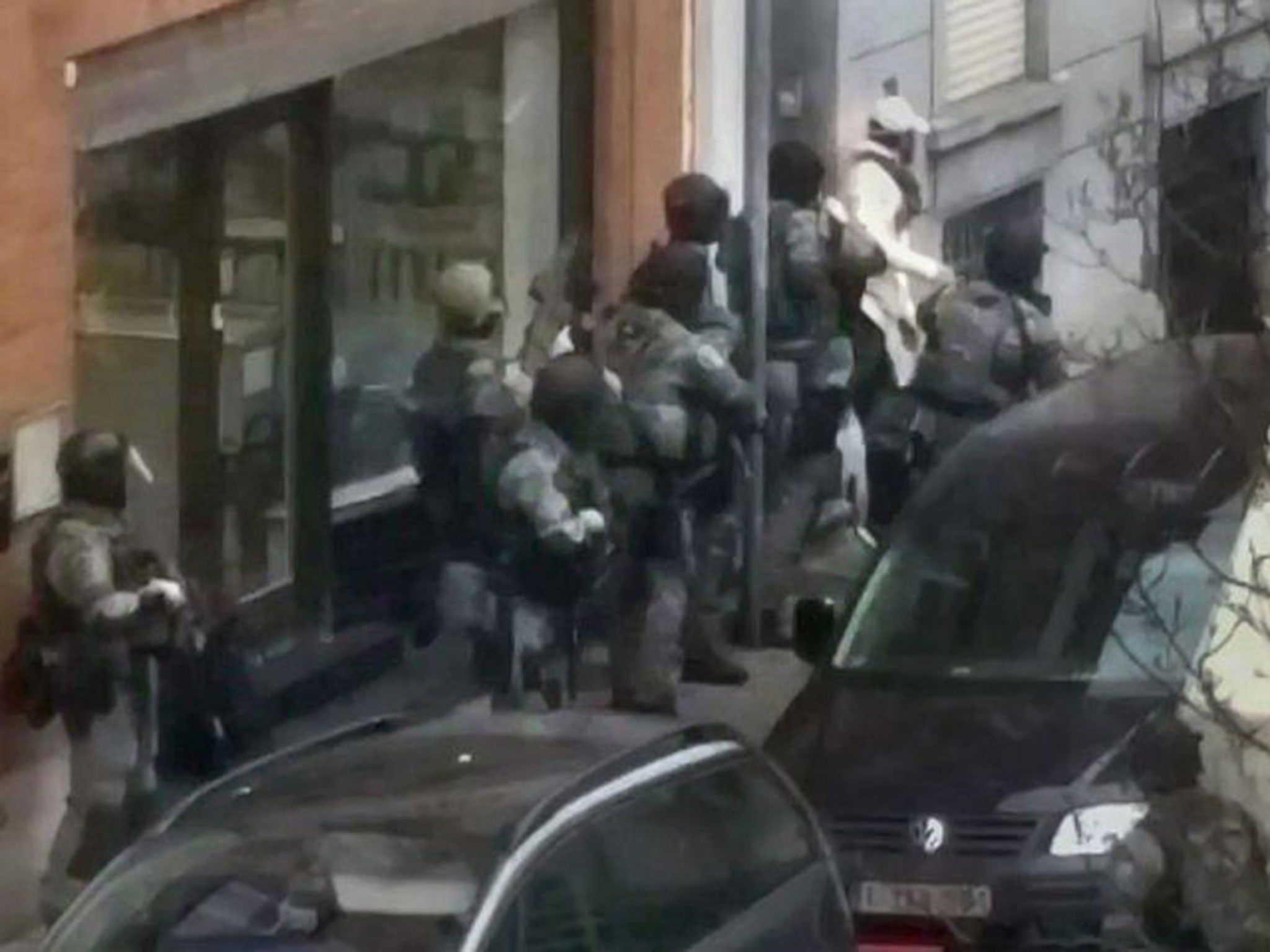 The raid in which Abdeslam was arrested in Brussels
