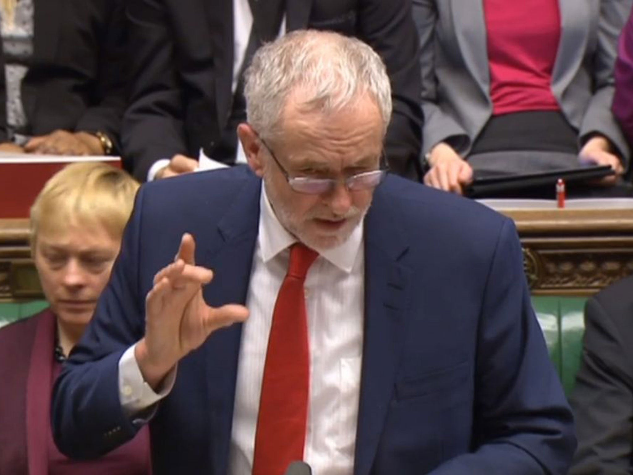 Jeremy Corbyn trained his fire on George Osborne, calling for him to consider his position