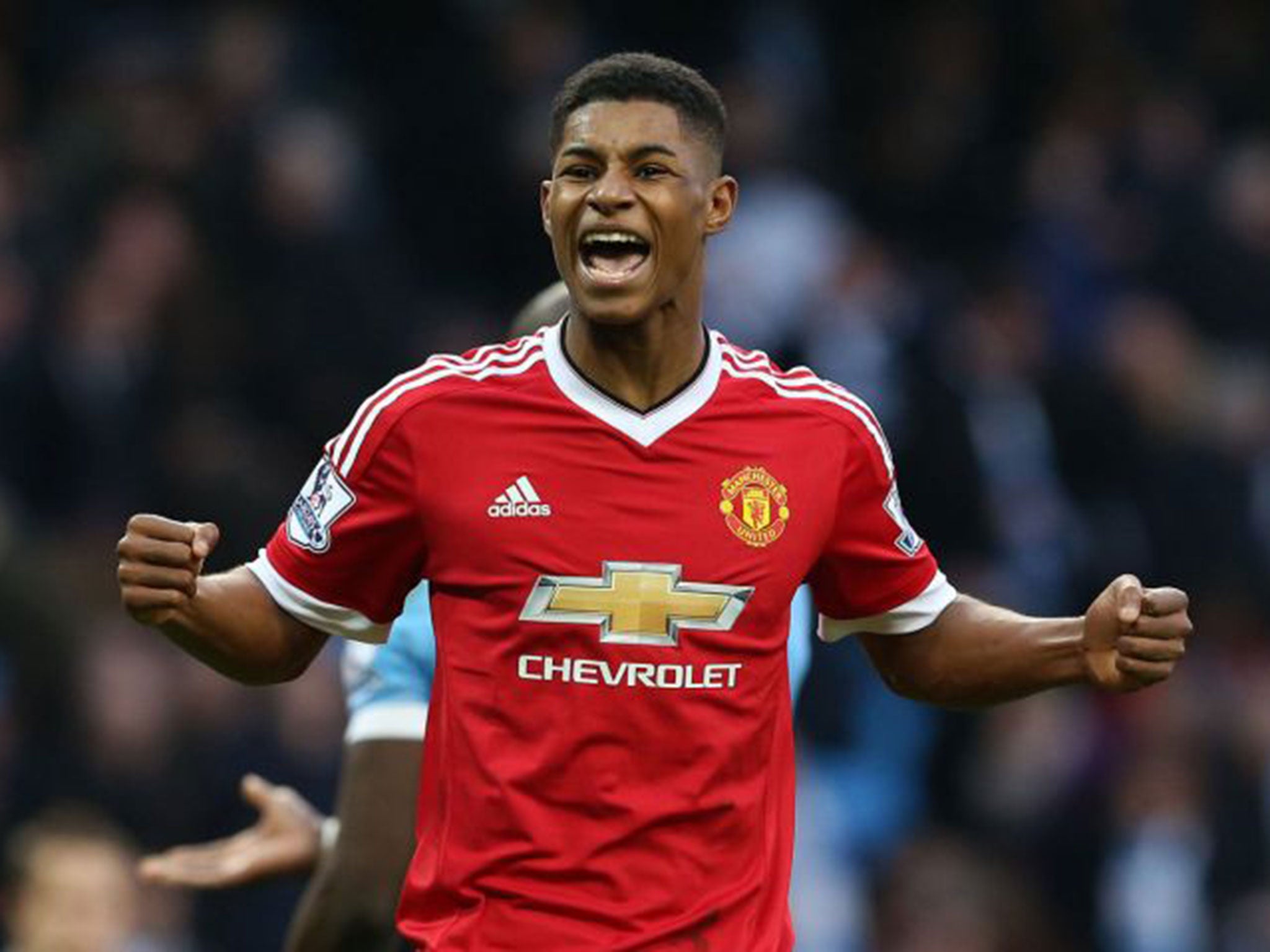 Marcus Rashford is the youngest scorer in a Manchester derby since 1971