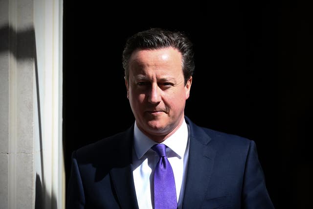 Mr Cameron said he was 'shocked and concerned by the events in Brussels'