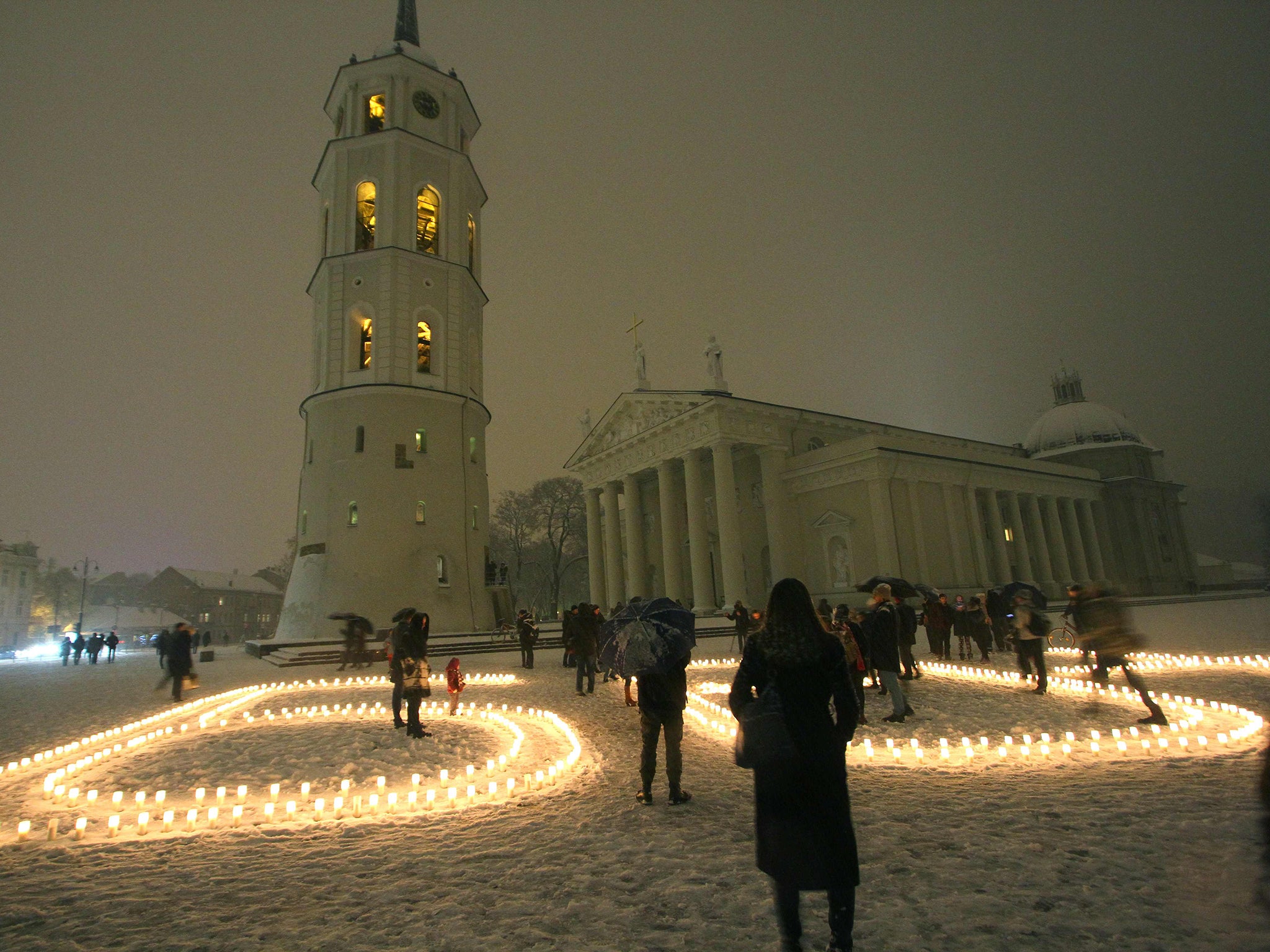 The Church of St. Anne is the city's top tourist attraction.