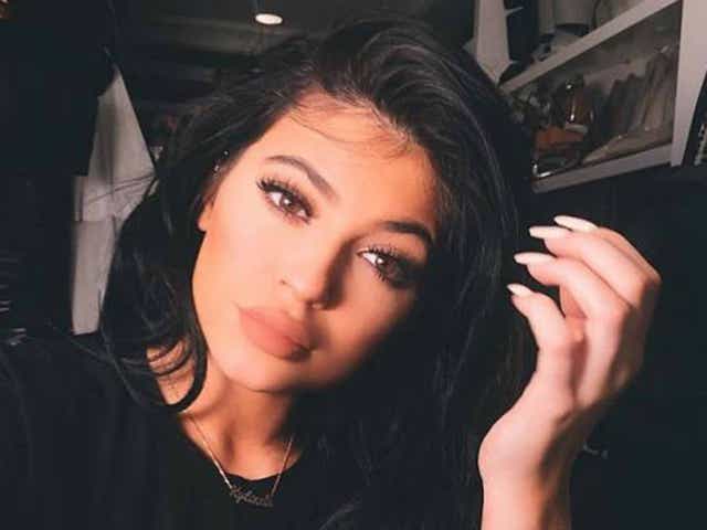 Pout and about: TV star Kylie Jenner inspired the 'big lip challenge'