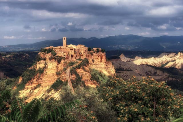 The ancient village of Civita di Bagnoregio now has a winter population of fewer than 10