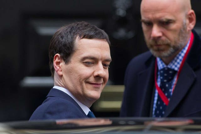 George Osborne attending a Cabinet Meeting, Downing Street, London, March 2016