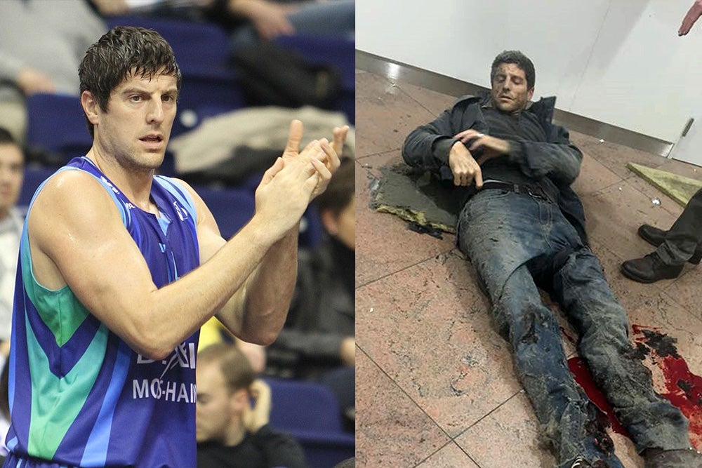 Sebastien Bellin was one of hundreds injured on Tuesday.