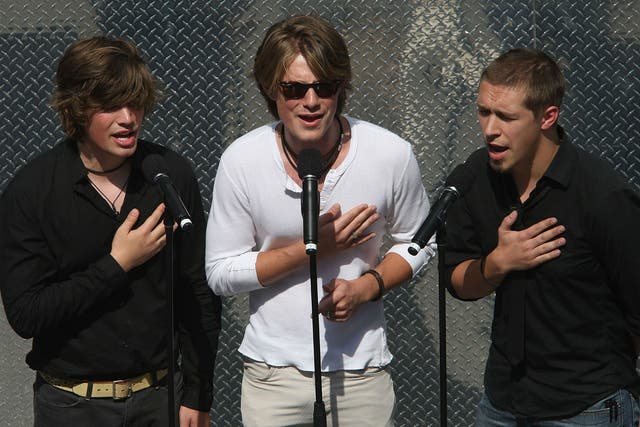 The Hanson brothers topped charts worldwide with "MMMBop" in the Nineties