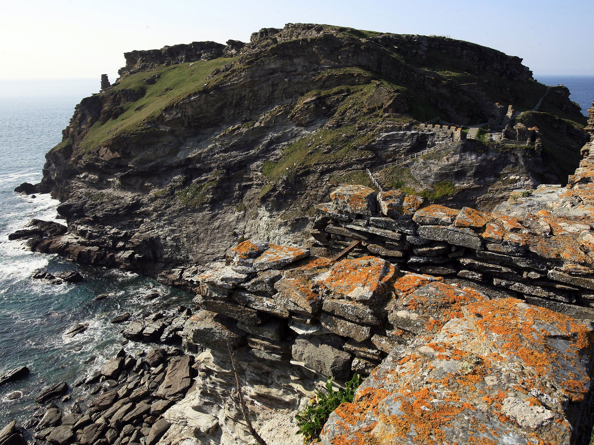 Tintagel is one of the most popular tourist destinations in England, due to its historic connections with Arthurian legend