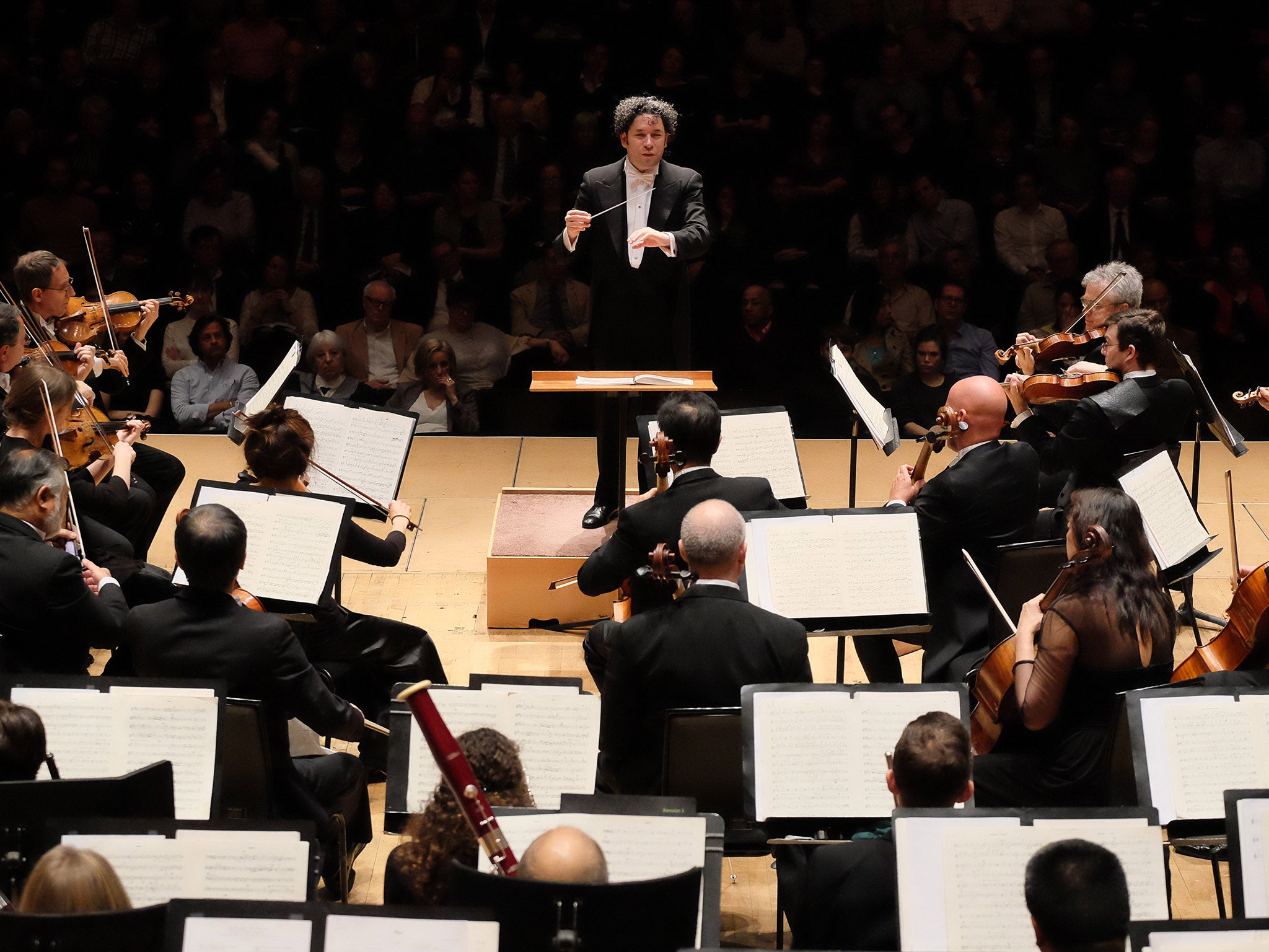 Gustavo Dudamel conducts the Los Angeles Philharmonic at the opening concert of their Barbican residency.