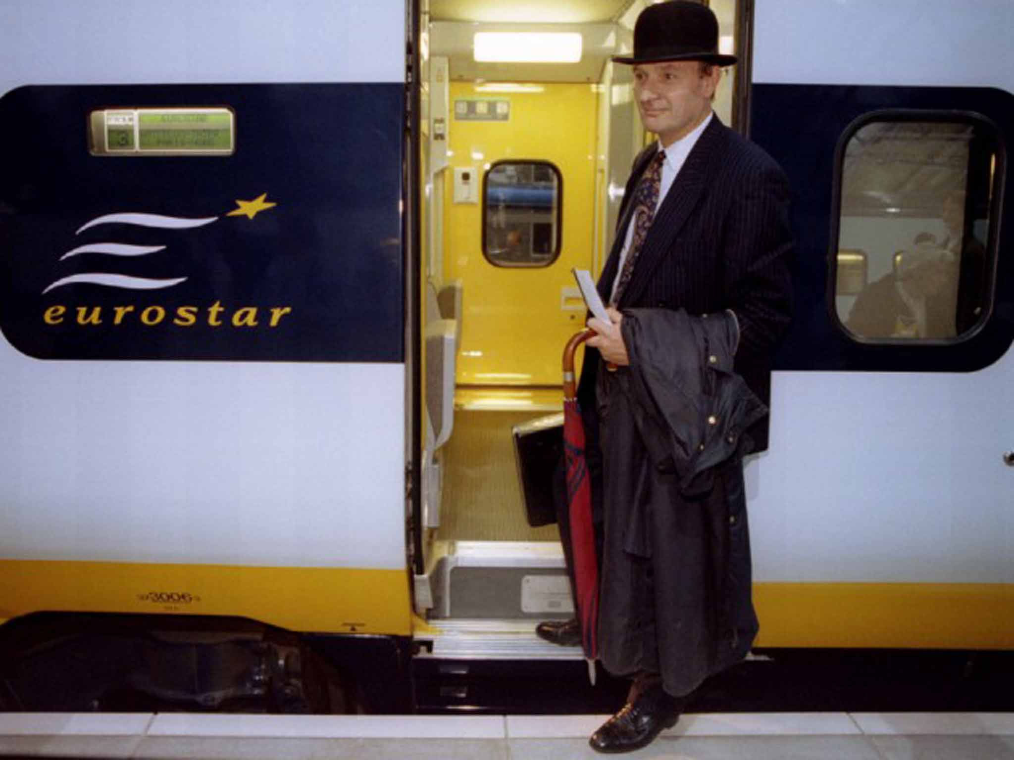 All aboard: the first Eurostar departure