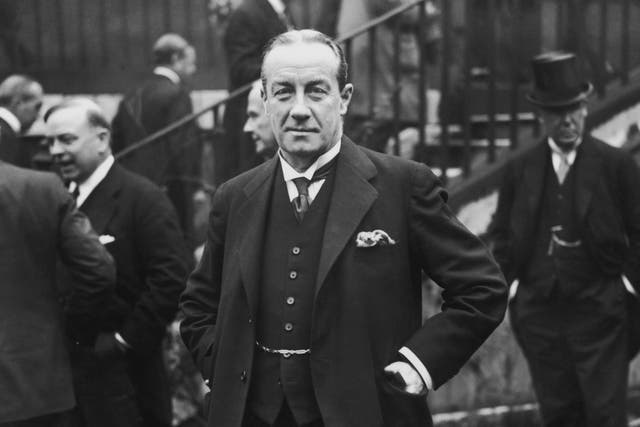 Conservative Prime Minister Stanley Baldwin outside 10 Downing Street, London, 1926