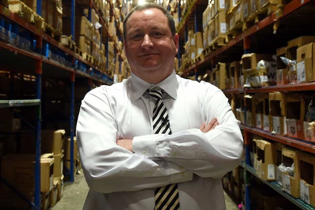 Sports Direct founder Mike Ashley