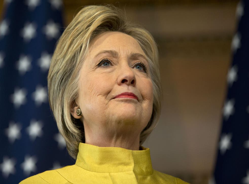 Hillary Clinton condemned her rivals' demonisation of Muslims and preference of torture