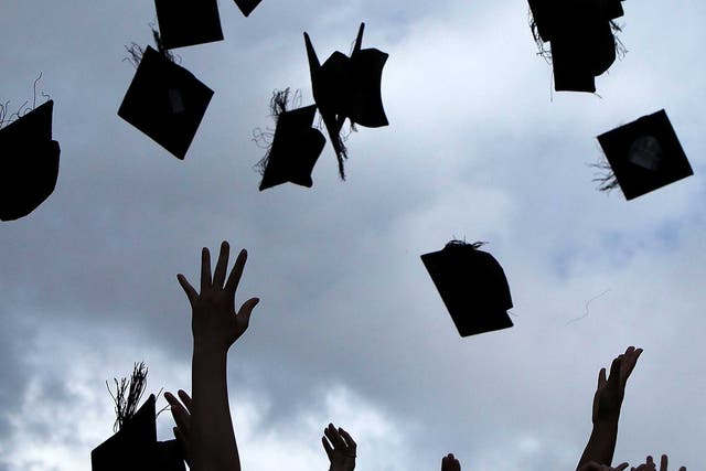 More than 80 per cent of people with university degrees say they are satisfied with?their lives