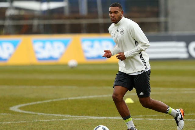 Tah trains yesterday ahead of Germany’s friendlies against England and Italy