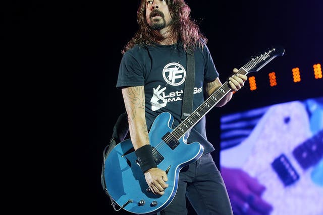 Dave Grohl has made a habit of falling off stages