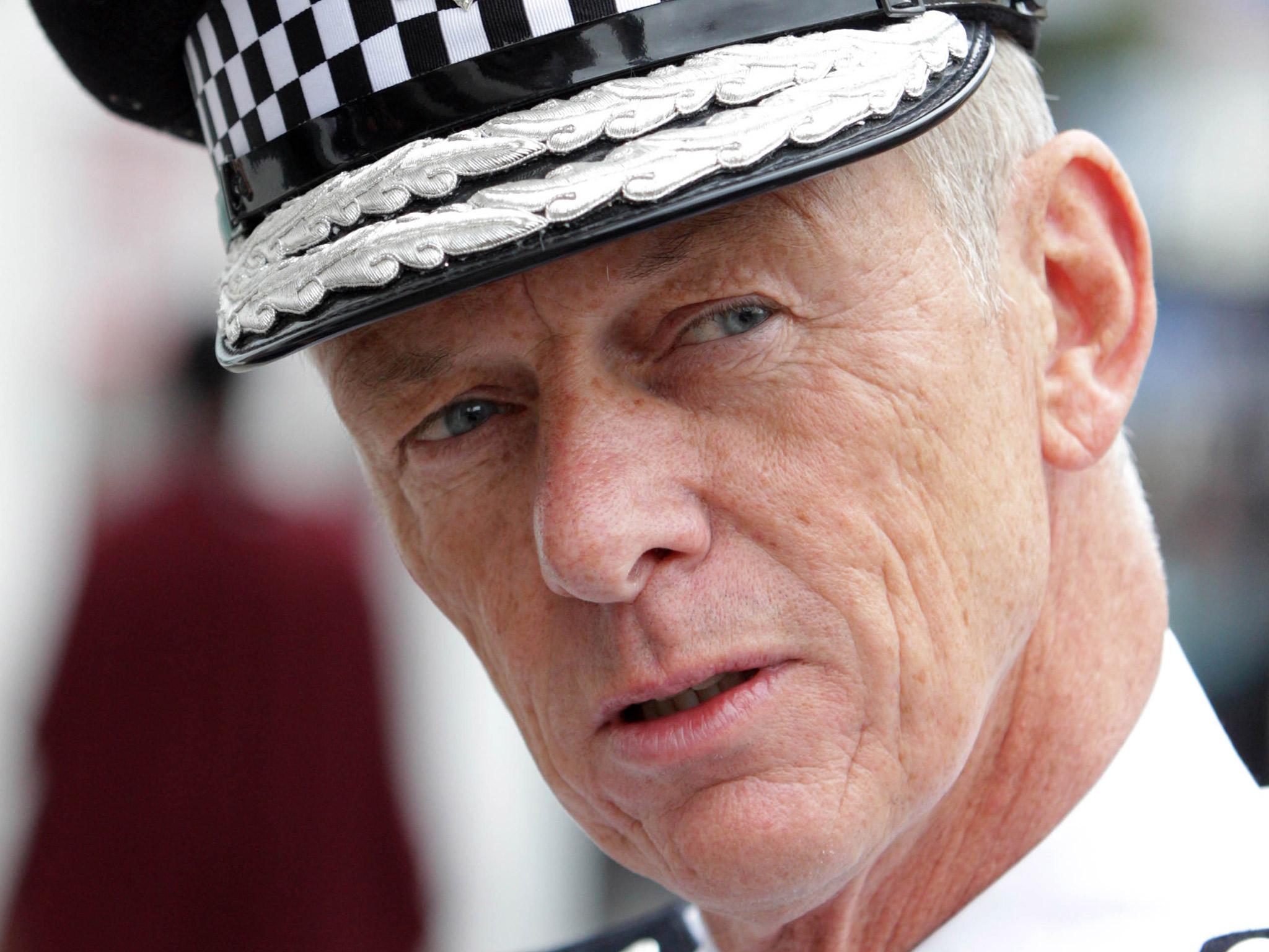 Metropolitan Police commissioner, Sir Bernard Hogan-Howe