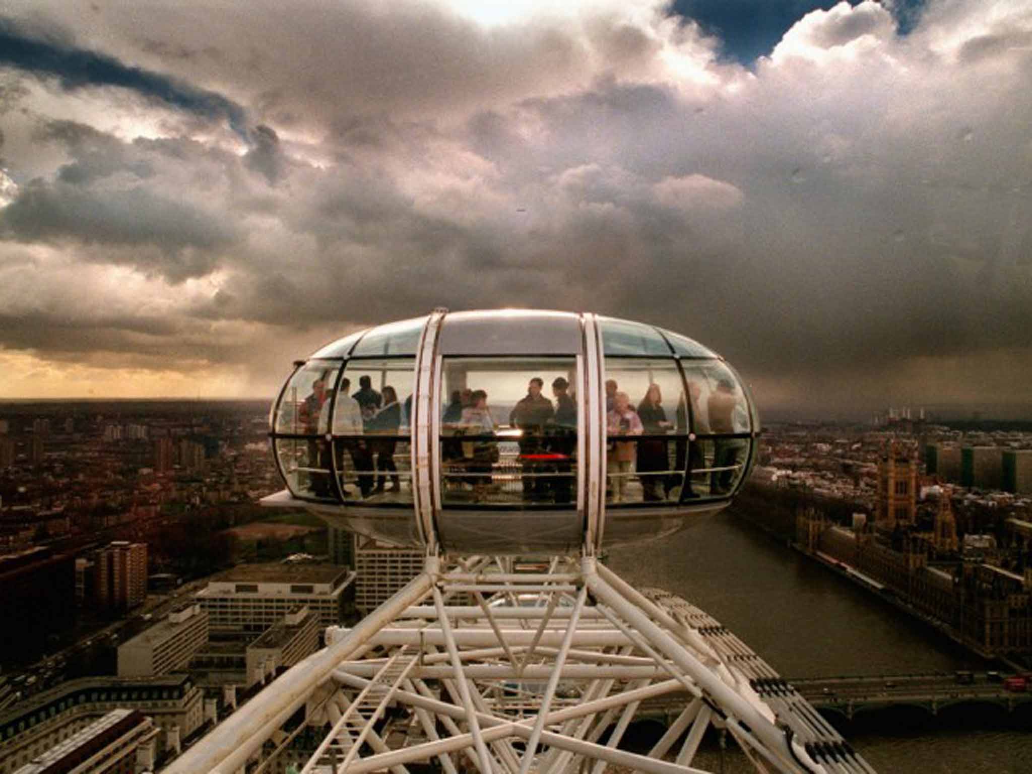 Up in the air: the London Eye opened in 2000