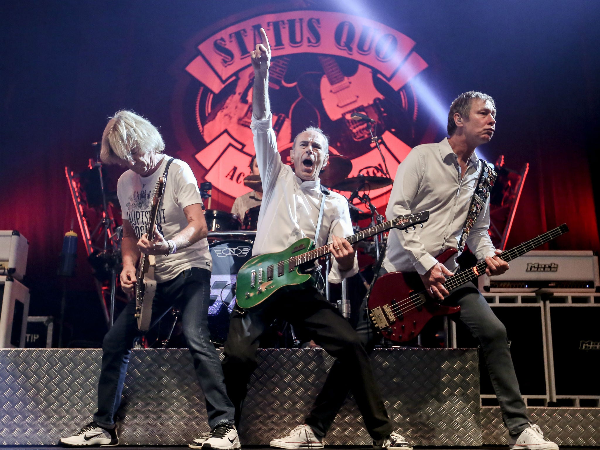 Status Quo no longer have the energy for full-on electric gigs