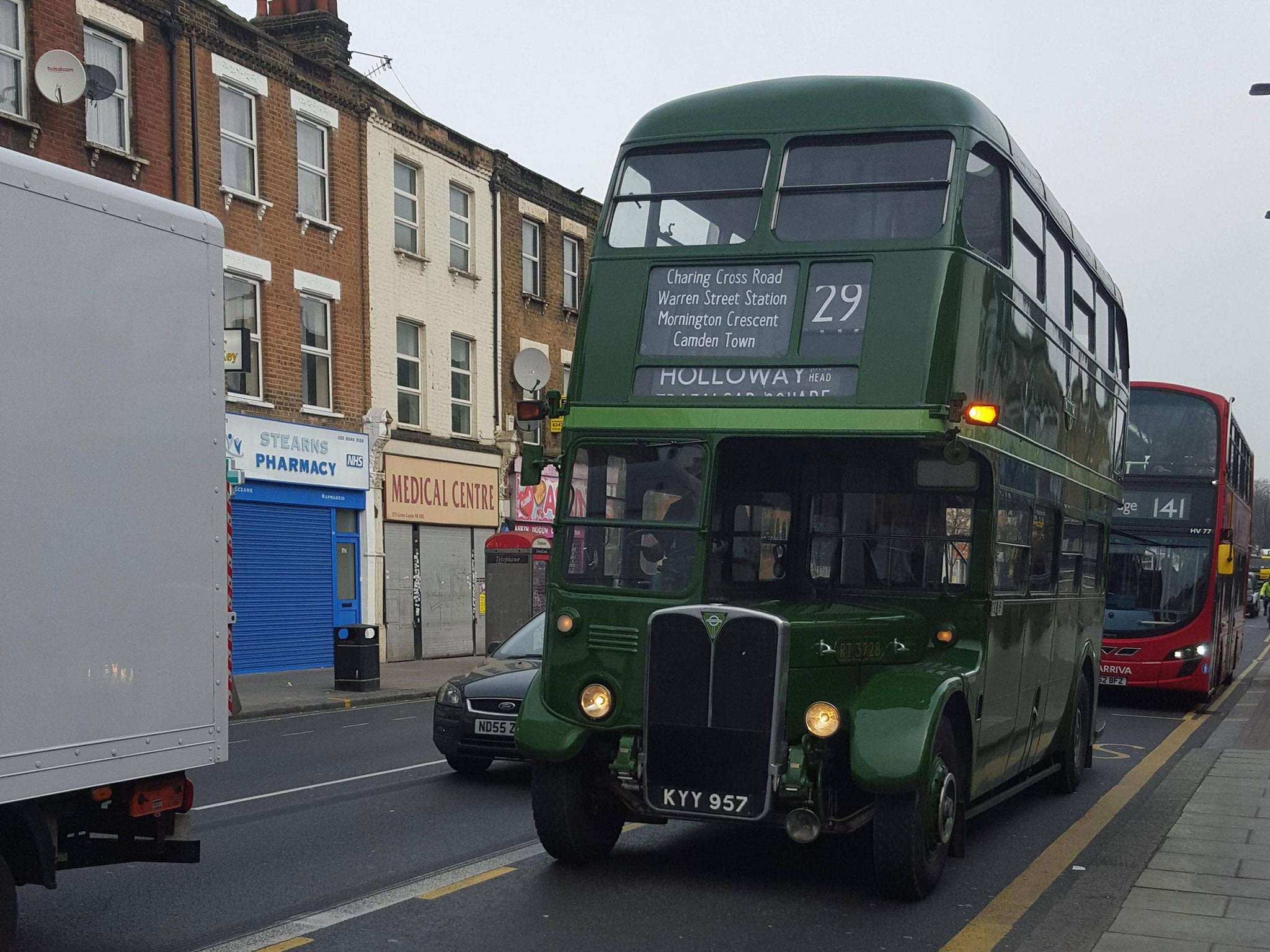 The bus was first used in the 1930s