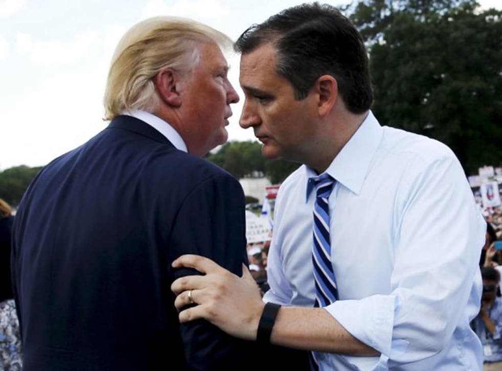 Both Ted Cruz and Donald Trump have criticised Obama