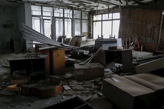 New photos capture the devastation caused by the Chernobyl nuclear disaster nearly 30 years on