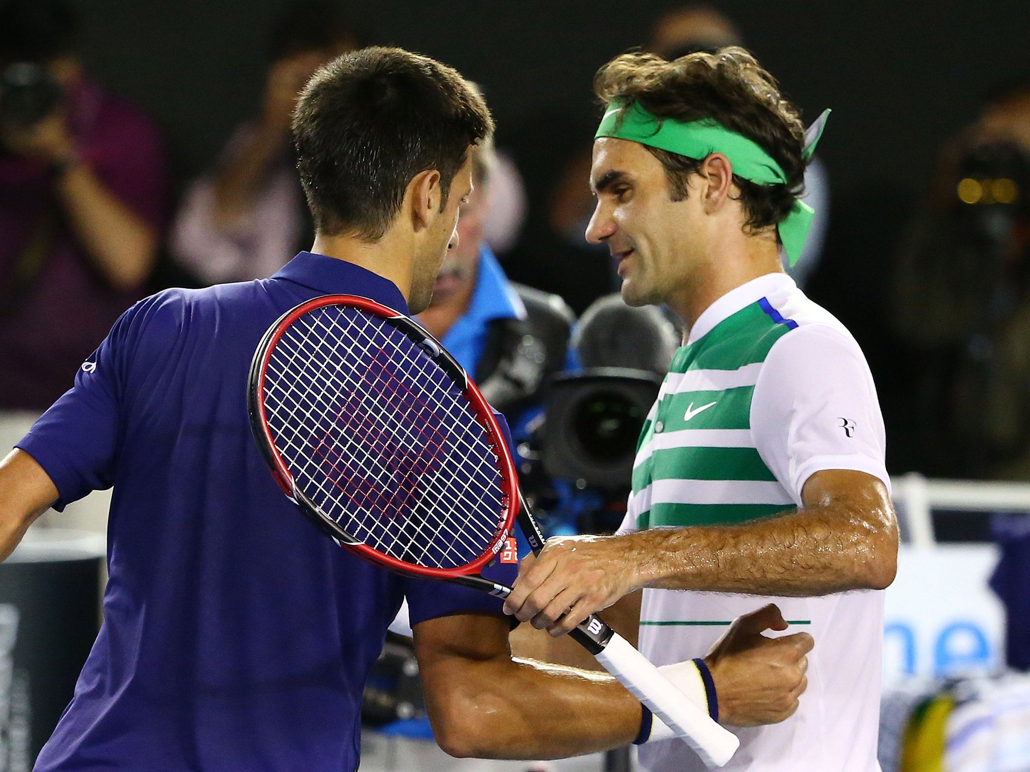 Roger Federer's last outing came in the Australian Open loss to Novak Djokovic