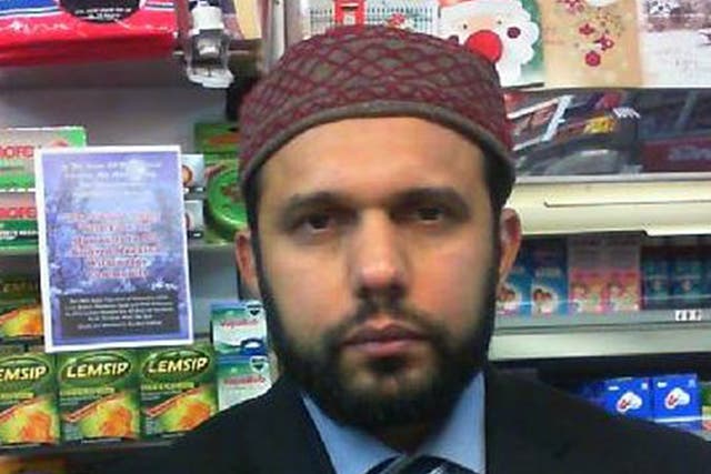 Respected shopkeeper Asad Shah wrote on Facebook: ‘To my beloved Christian nation’