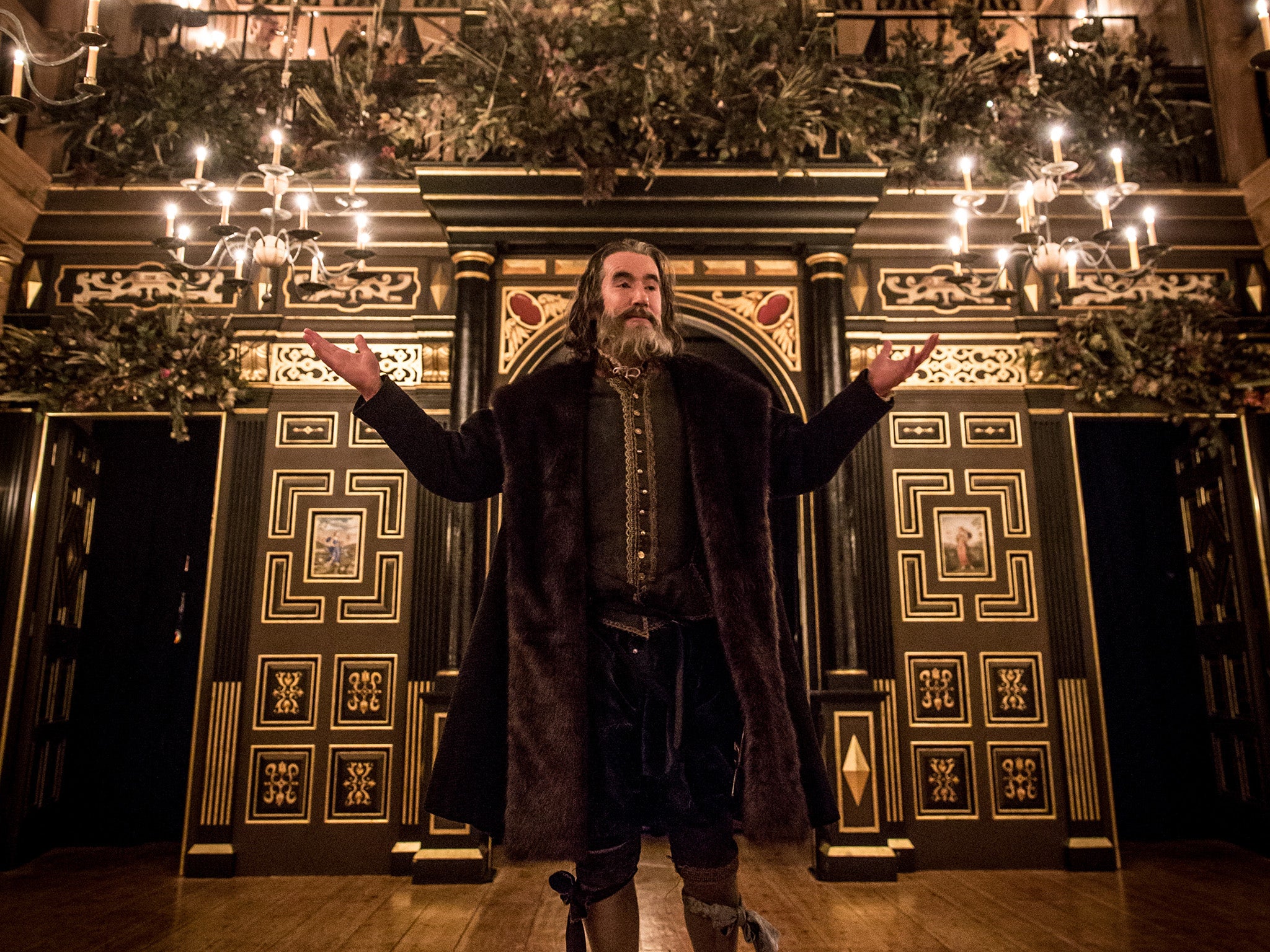 Tim McMullan as Prospero in Dominic Dromgoole's The Tempest,