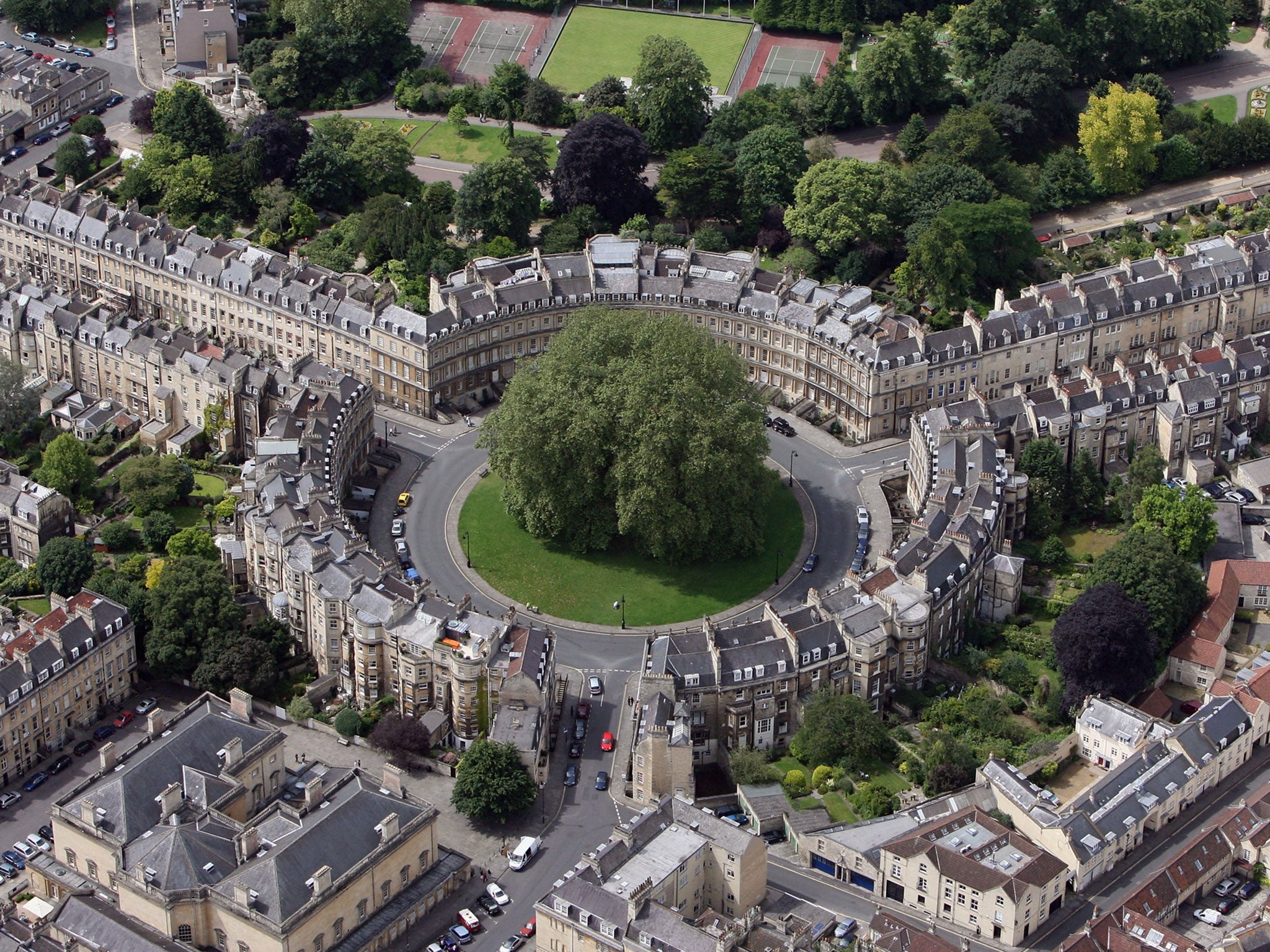 Bath city in england