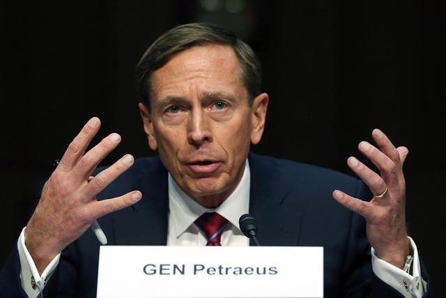 General David Petraeus was considered by Trump for the role of Secretary of State