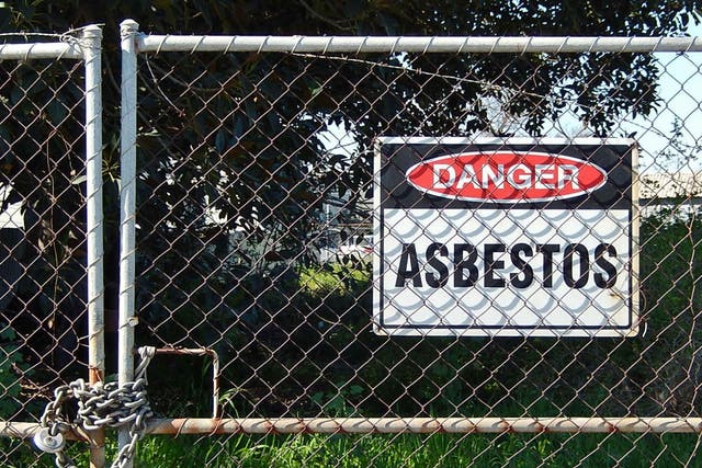 Unions are calling on the government to maintain a central database of the location and condition of asbestos in schools