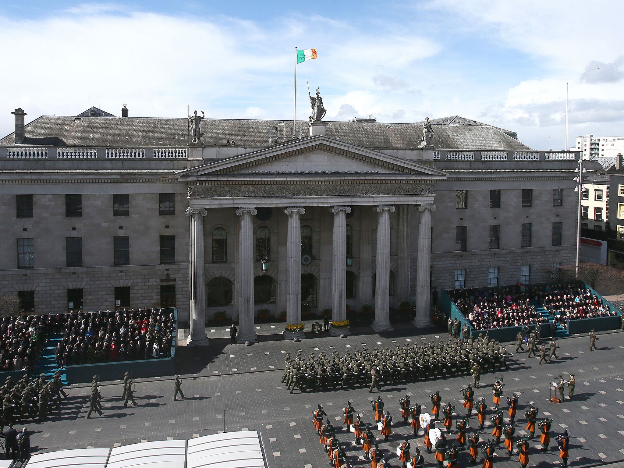 Irish troops took part in a five hour military parade(Niall Carson/PA Wire )