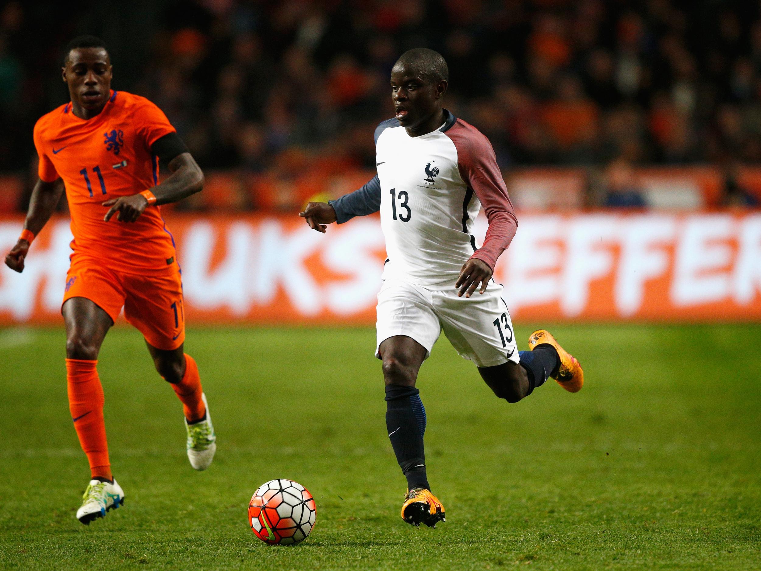 N'Golo Kanté made his France debut in the win against Netherlands