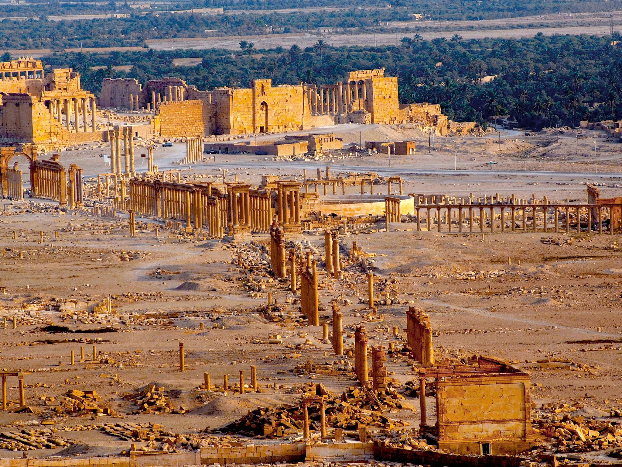 The ancient city of Palmyra was taken back by Syrian troops from Isis fighters