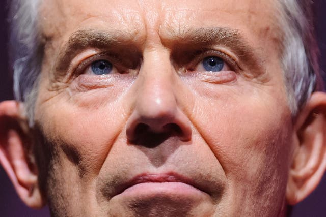Former Labour prime minister Tony Blair who has said that military intervention is needed to ensure Islamic State is 'crushed'