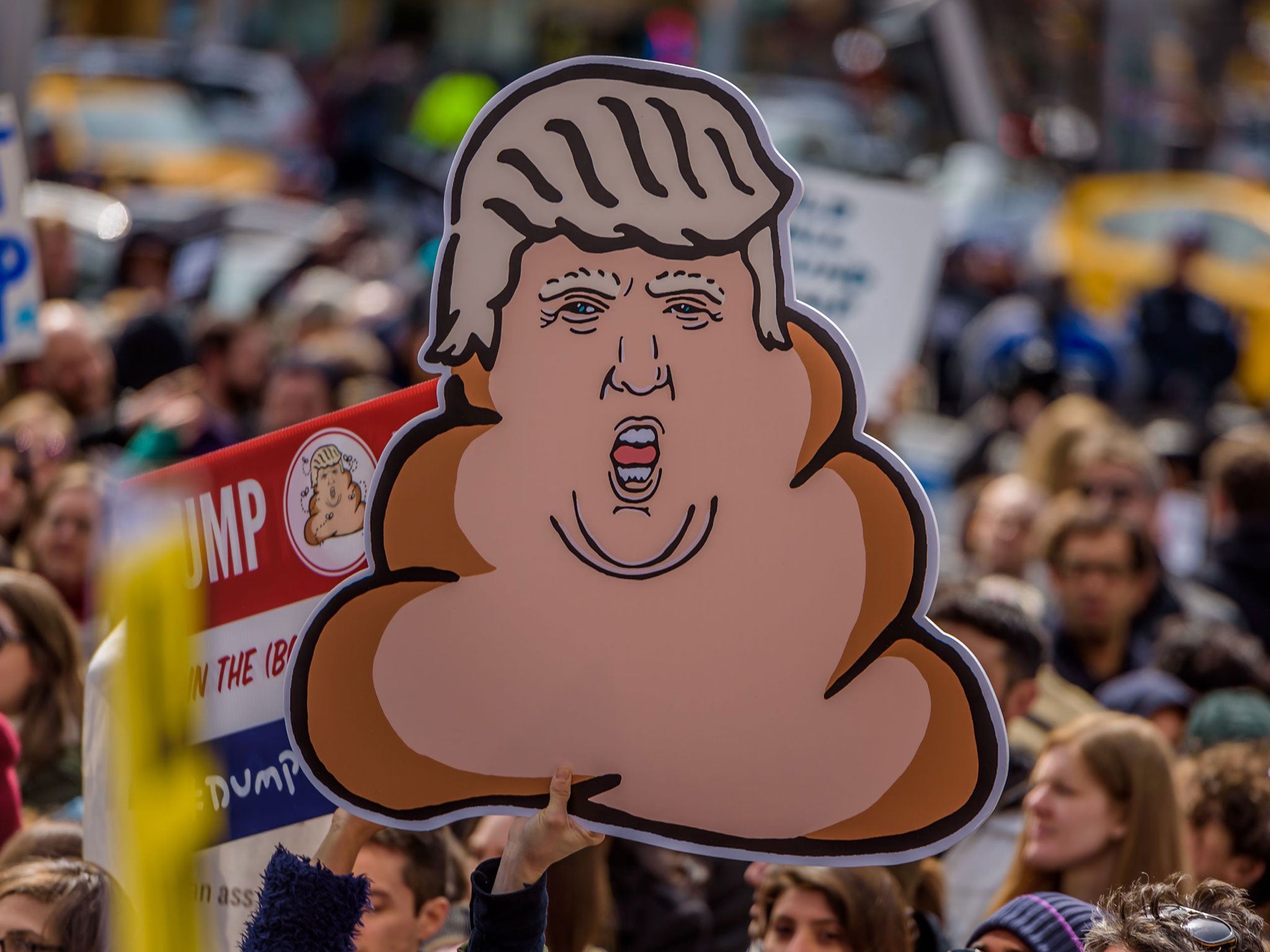 An Anti Donald Trump Rally in New York