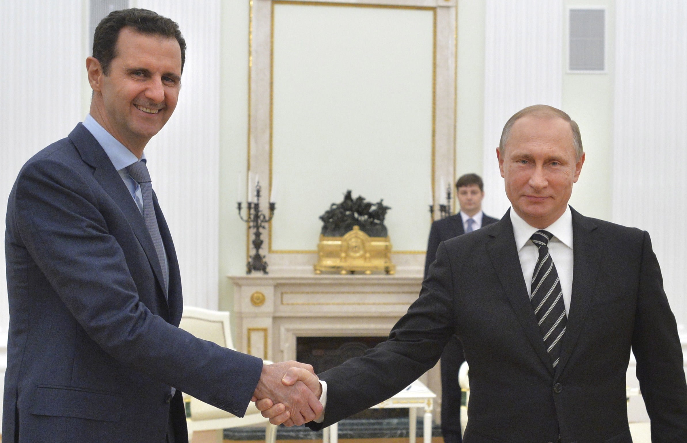 Putin and Assad back in 2015.