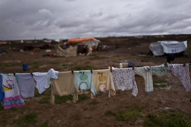 Many thousands of refugees are still languishing in temporary camps close to the Syrian border