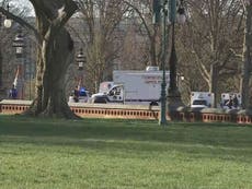 US Capitol on lockdown for second day after 'suspicious package' found